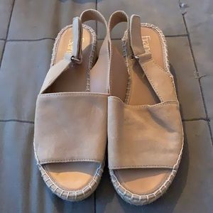 Franco Sarto Tan Leanne Espadrille Sandals - Sz7.5